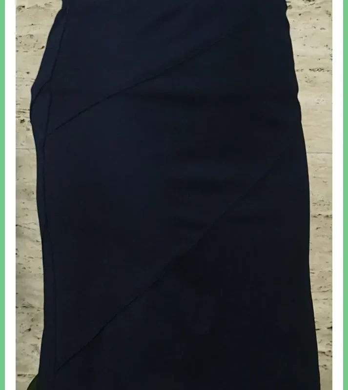 Női elegáns szoknya, sötétkék taskatar-hu 2